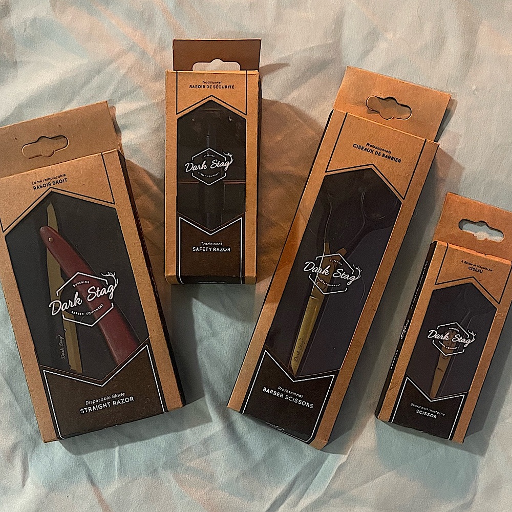 Dark Stag Barber Set